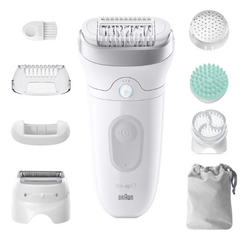 Braun Silk-épil 7 Silk·épil 7 SkinSpa 7-081 40 pinzette Bianco