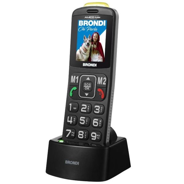 BRONDI AMICO FLASH NERO EASY PHONE