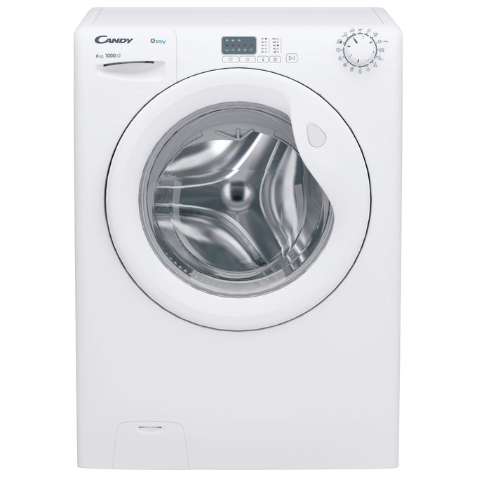 Candy EY4061DW4-1-S Easy Lavatrice Slim 6 Kg 1000 rpm Classe B 15 programmi 77 dB (85x60x48 cm) colore Bianco