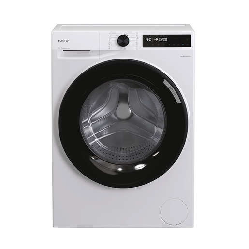 Candy ProWash 500, Lavatrice Carica Frontale 9 KG, 20% più efficente della classe A, 1400 giri, Bianco, Inverter, Vapore, Wi-Fi, Smart Wash, BR 49BL8-S