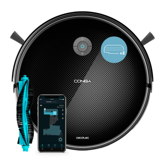 Cecotec Conga 2299 Inertial X-Treme 3 L Senza sacchetto Nero