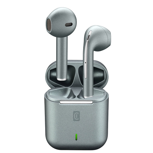 Cellularline TUCK Auricolari Bluetooth® True Wireless a capsula, con custodia di ricarica Verde