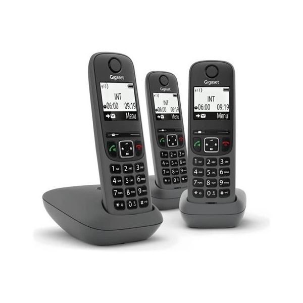 Cordless Gigaset L36852 H2810 K143 AS SERIES AS490 Black