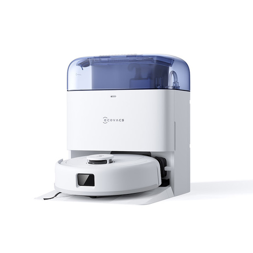 Ecovacs Deebot MINI Blue 1,4 L Robot Senza sacchetto, Stazione con sacchettoBlu, Bianco