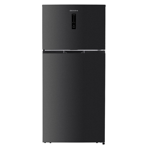 Electroline TME640NV4KE3 frigorifero con congelatore Libera installazione 480 L Nero, Acciaio inox