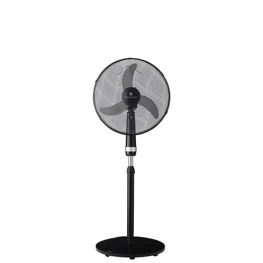 Electroline Ventilatore a piantana 3 pale 40cm nero