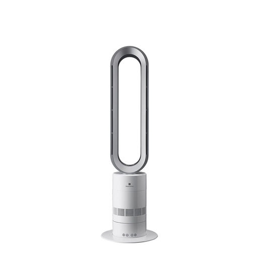 Electroline Ventilatore bladeless 80cm controlli touch timer 9h bianco-argento