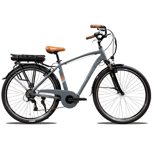 EMG Bici elettrica Vintage Marlon, con telaio 19'', ruota 28'', motore Ananda centrale 250W, Batteria 13Ah, Cambio Shimano