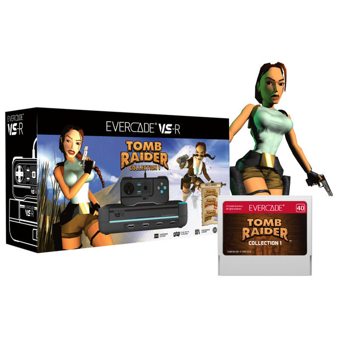 Evercade Console VS-R 4 GB Wi-Fi Nero Colore Foglia di Te' Retro Gaming