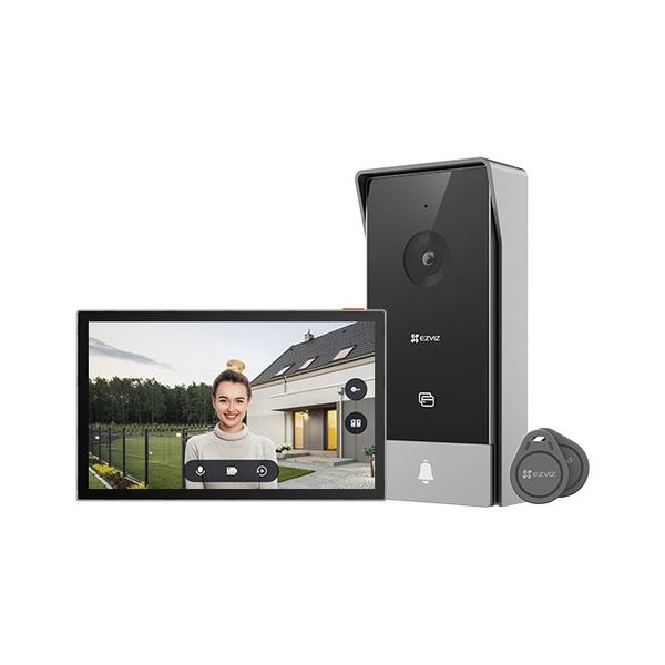 EZVIZ HP5 sistema per video-citofono 17,8 cm (7") Nero, Argento