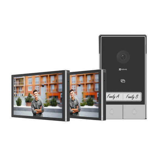 EZVIZ Kit HP7 sistema per video-citofono 17,8 cm (7'') Nero, Argento