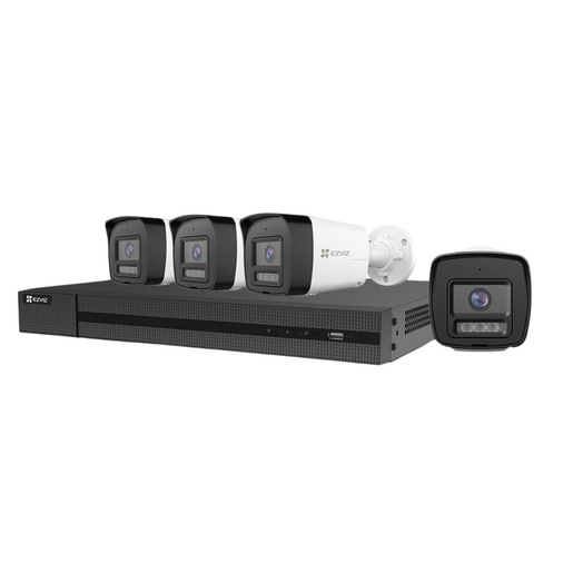 EZVIZ Set composto da 4 telecamere di sorveglianza + centralina di controllo