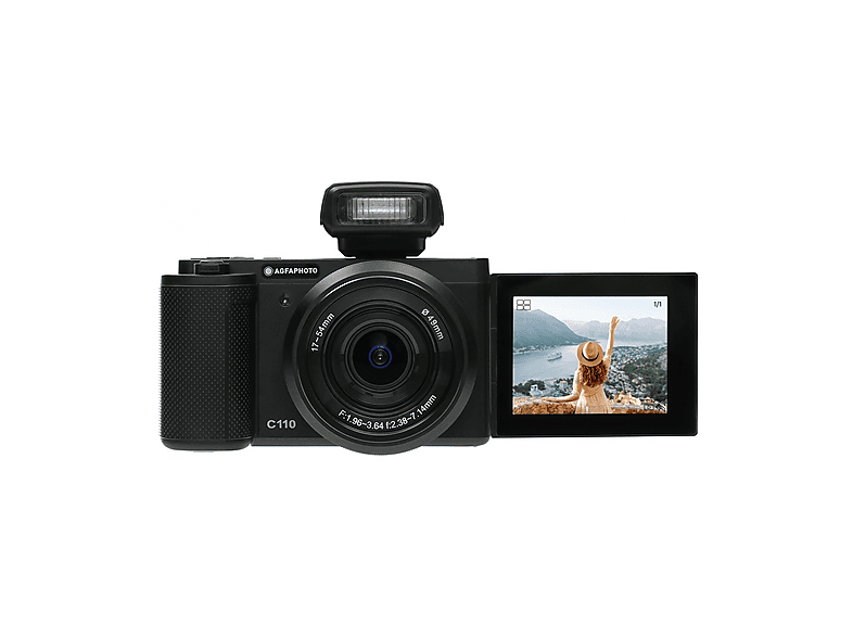 FOTOCAMERA DIGITALE AGFA C110 Zoom ottico 3x, 13 megapixel, Nero