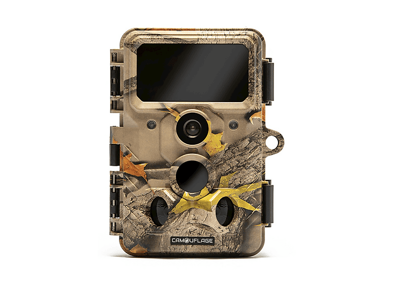 FOTOTRAPPOLA CAMOUFLAGE EZ60 WiFi, telecamera mimetica con APP, visione diurna e notturna, 48 MP, Video 4K (30FPS), Tempo di attivazione: 0,2 secondi, Angolo Visuale: 80°