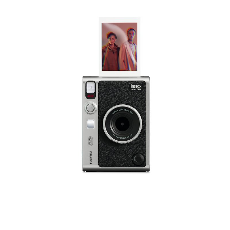 Fuji Fotocamera digitale istantanea Instax Mini Evo Black Type