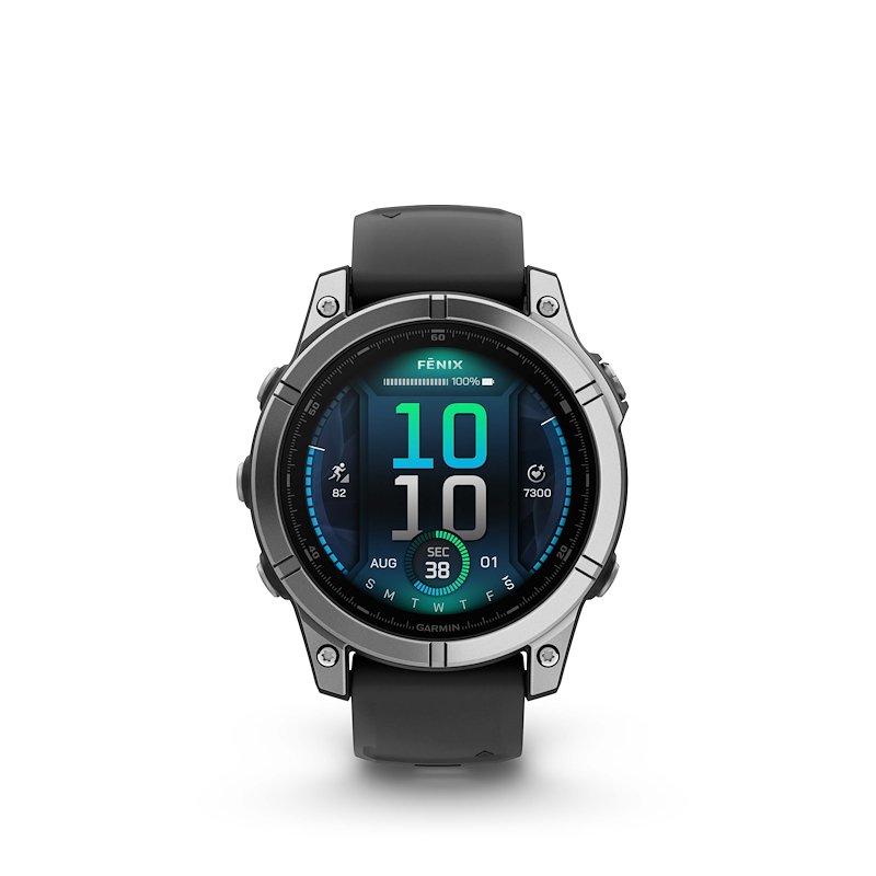 Garmin Fenix E Stainless Acciaio/Nero