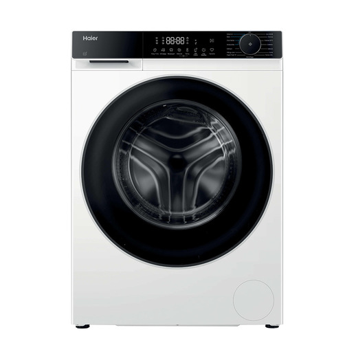 Haier X Series 5, Lavatrice Carica Frontale 9 KG, 25% più efficente della classe A, 1400 giri, Bianco, AI PowerDrive, Vapore, Wi-Fi, Smart AI, Super Fast
