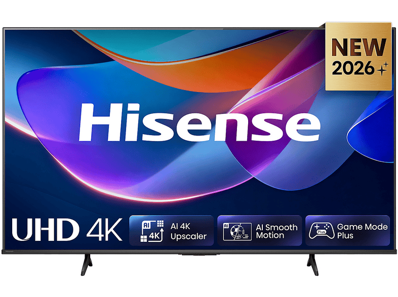 HISENSE 55A6S, Smart TV 55" 4K TV, 60Hz, DTS Virtual X, VIDAA OS con 1000+ APP, HDR 10+, Game Mode Plus, Bluetooth, Wifi, Alexa Built-in, AirPlay2, lativù