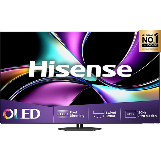 Hisense 55A85Q 139,7 cm (55'') 4K Ultra HD Smart TV Wi-Fi Nero, Grigio