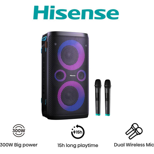 Hisense HP110 Nero 300 W