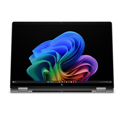 HP E4VU0EA laptop Copilot+ PC 325 35,6 cm (14'') Touch screen 2K 16 GB LPDDR5x-SDRAM 512 GB SSD Wi-Fi 7 (802.11be) Windows 11 Home Argento
