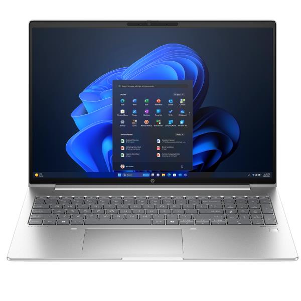 HP ProBook 460 16 inch G11 Notebook PC Intel Core Ultra 7 155U Computer portatile 40,6 cm (16") WUXGA 8 GB DDR5-SDRAM 512 GB SSD Wi-Fi 6E (802.11ax) Windows 11 Pro Argento