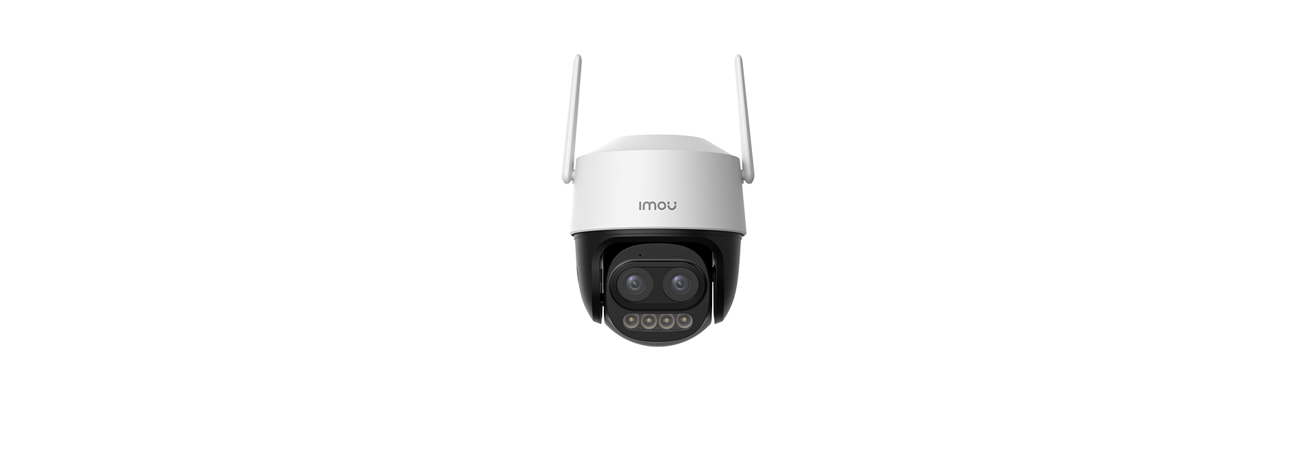 Imou Cruiser Z Telecamera da esterno, motorizzata a doppia lente da 5MP, visione notturna a colori, conversazione bidirezionale, rilevamento umano/veicolo AI, tracciamento intelligente, faretto e sirena, registrazione eventi continua su Micro SD fino a 51