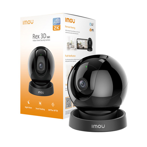 Imou Rex 3D 2K - Telecamera da interno 2K (3MP) rilevamento movimento, umano ed animali , comunicazione bidirezionale e messaggio personalizzato