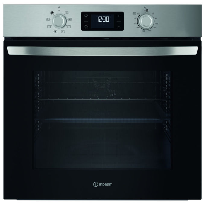 Indesit fIO 255H X Forno multifunzione inox 8 funzioni classe A 71 lt con idrolisi design moderno e capiente