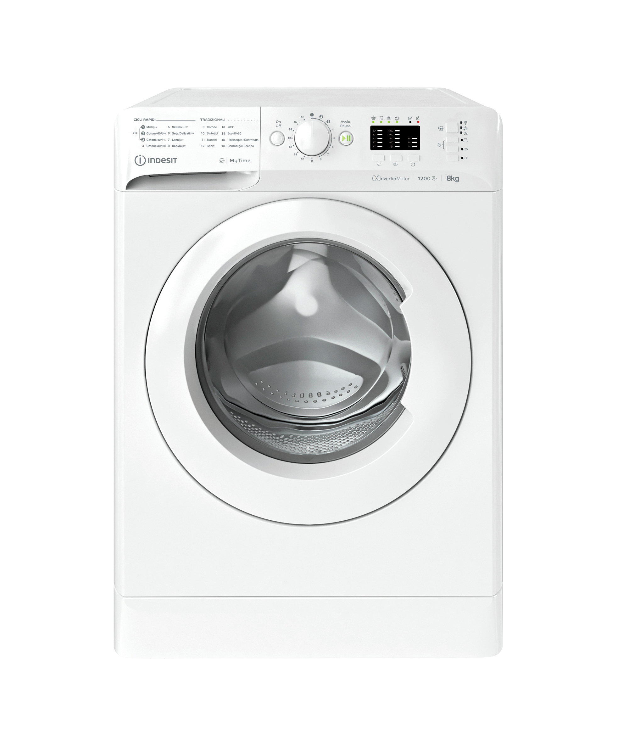 Indesit Lavatrice a libera installazione MTWA 81285 W IT - MTWA 81285 W IT