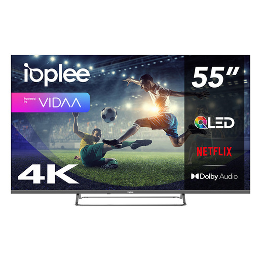 IOPLEE LE-55VHAQ 139,7 cm (55'') QLED 4K Ultra HD Wi-Fi Acciaio inox 300 cd/m²