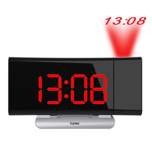 IOPLEE SIC7509K sveglia Sveglia digitale Nero, Grigio