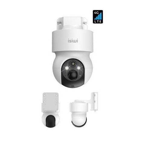 ISIWI TELECAMERA A BATTERIA 4G REDI+ 2K PT PER ESTERNO IR LED E SHOWCOLOR AUDIO BIDIREZIONALE SD C