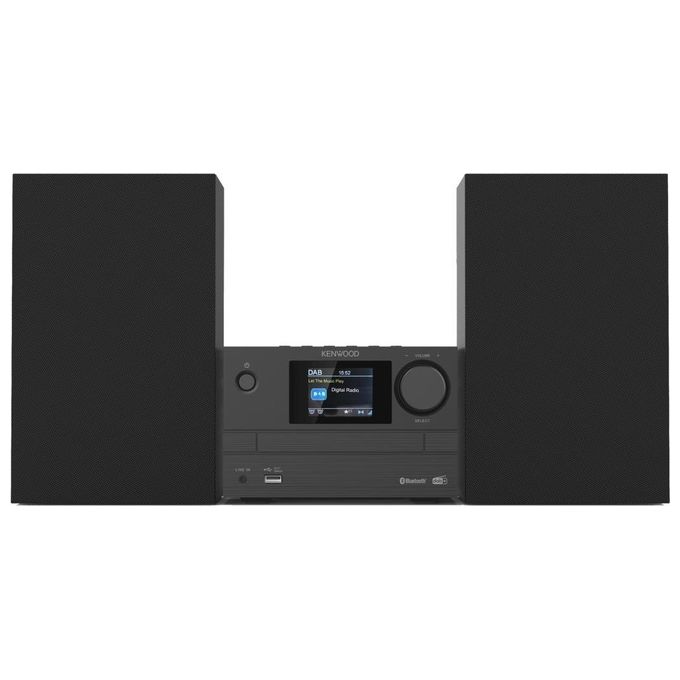 Kenwood, Microsistema Audio Hi-Fi, Bluetooth, Nero, M-525DAB