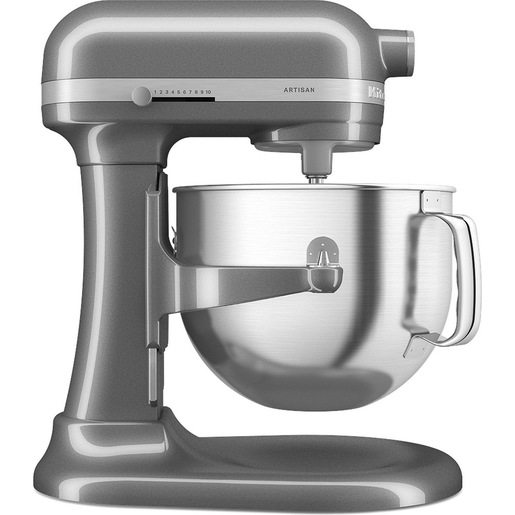 KitchenAid 5KSM70SHXEMS Sbattitore con base 375 W Grigio, Argento, Acciaio inox