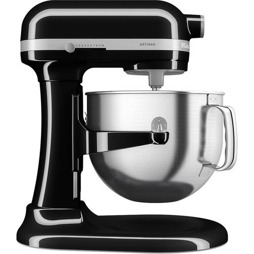 KitchenAid 5KSM70SHXEOB Sbattitore con base 375 W Nero, Grigio, Acciaio inox