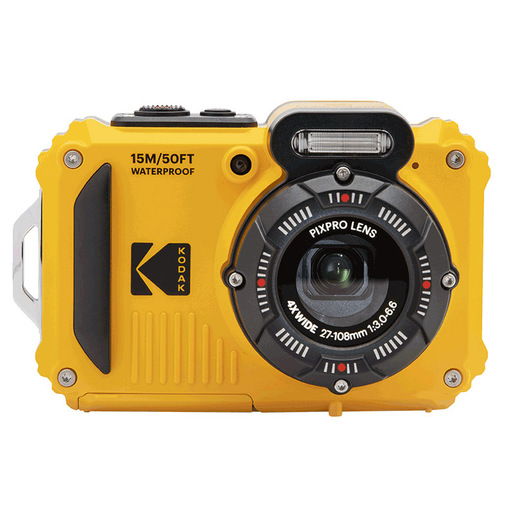Kodak PIXPRO WPZ2 1/2.3'' Fotocamera compatta 16,76 MP BSI CMOS 4608 x 3456 Pixel Rosso Giallo
