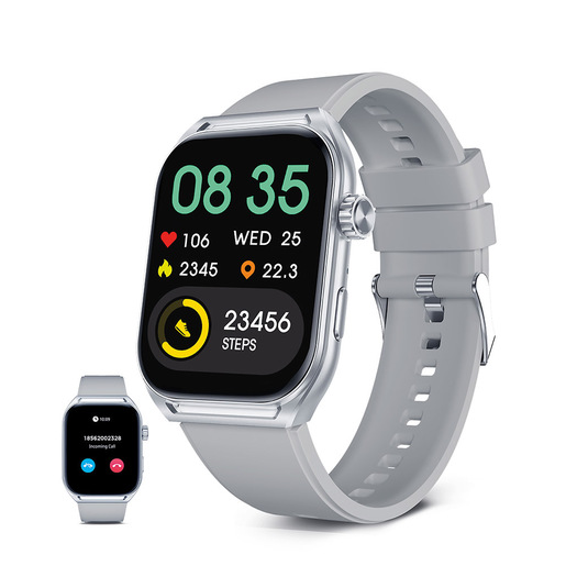 Ksix BXSW28B smartwatch e orologio sportivo 5,23 cm (2.06'') AMOLED Digitale 401 x 502 Pixel Touch screen Grigio