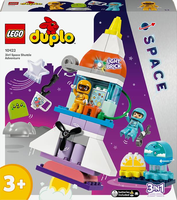 Lego - Duplo Avventura Dello Space Shuttle 3 In 1 - 10422-multicolore