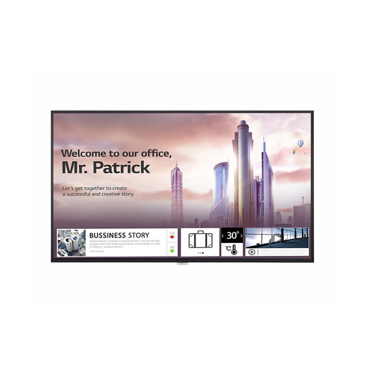 LG 65UH5F-H visualizzatore di messaggi Pannello piatto per segnaletica digitale 165,1 cm (65'') IPS 500 cd/m² 4K Ultra HD Nero Processore integrato WebOS
