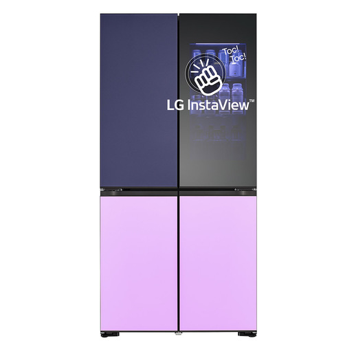 LG InstaView MoodUP GMV960NNME Frigo multidoor , Classe E, 617L , Colore personalizzabile