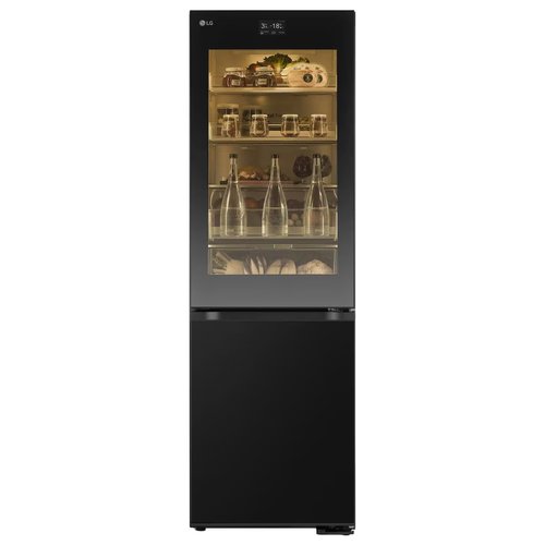 LG MoodUP GBG7190CEV Frigo combinato InstaView, Classe C, 349L, Nero