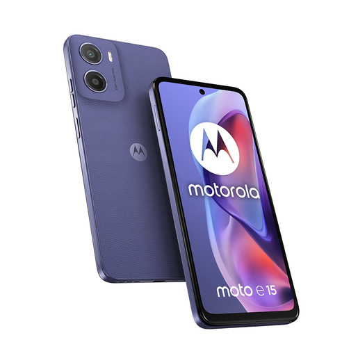 Motorola moto e15 16,9 cm (6.67'') Doppia SIM Android 14 Go edition 4G USB tipo-C 2 GB 64 GB 5200 mAh Lavanda