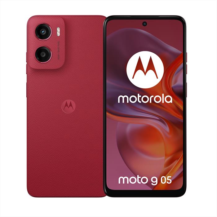 Motorola - Smartphone Moto G05 4/128gb-plum Red