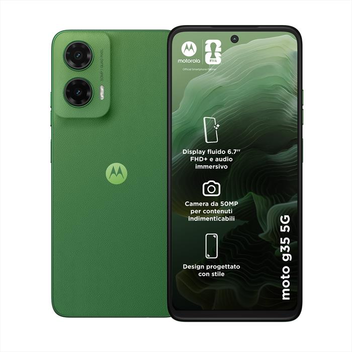 Motorola - Smartphone Moto G35 5g-leaf Green