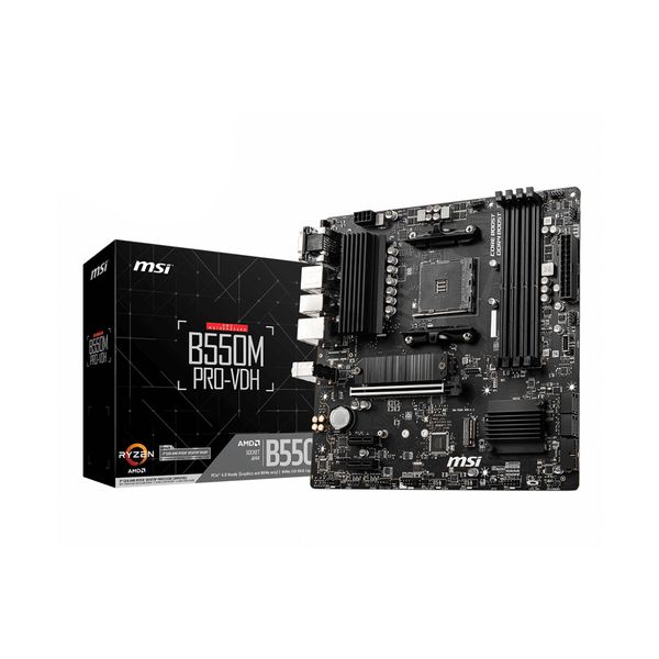 MSI B550M PRO-VDH scheda madre AMD B550 Socket AM4 micro ATX