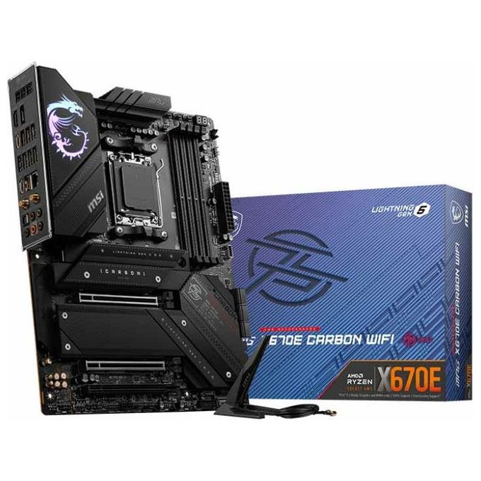 MSI MPG X670E CARBON WIFI Scheda Madre AMD X670 Presa di Corrente AM5 ATX