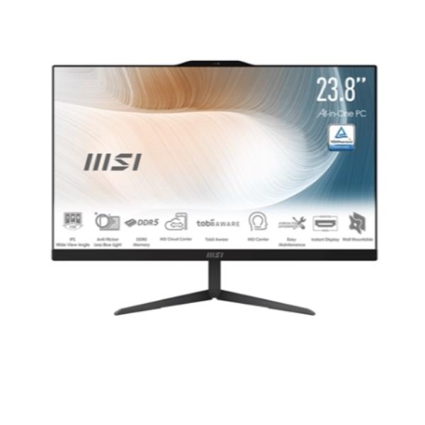 MSI PC AIO 27 BLACK Intel Core 5 Processor 120U 8GB 512GB SSD FREEDOS
