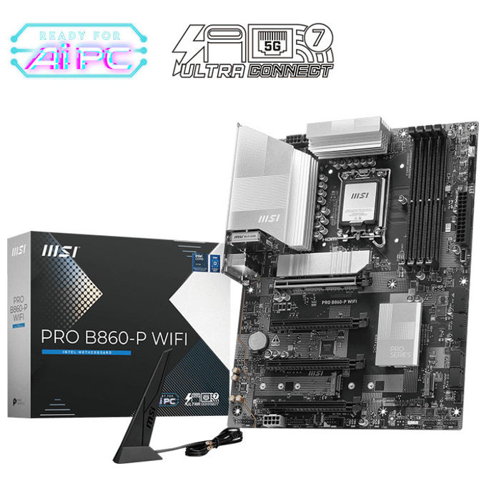 MSI PRO B860-P WIFI Scheda Madre ATX Socket LGA 1851 DDR5 Wi-Fi Componenti PC
