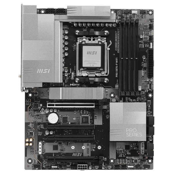 MSI Scheda Madre amd pro X870-p Wifix870am54ddr54pci-ex163m.24sata31usb41usb3.2 Gen2x23usb3.2 Gen24u